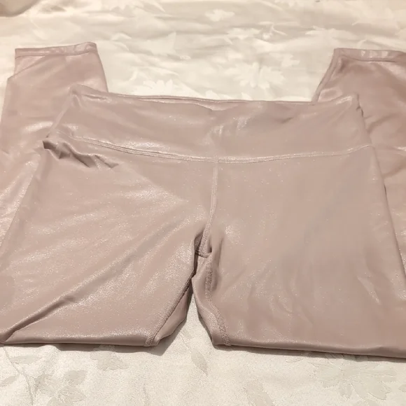 Athleta Shimmering Beige Leggings - Picture 7 of 8